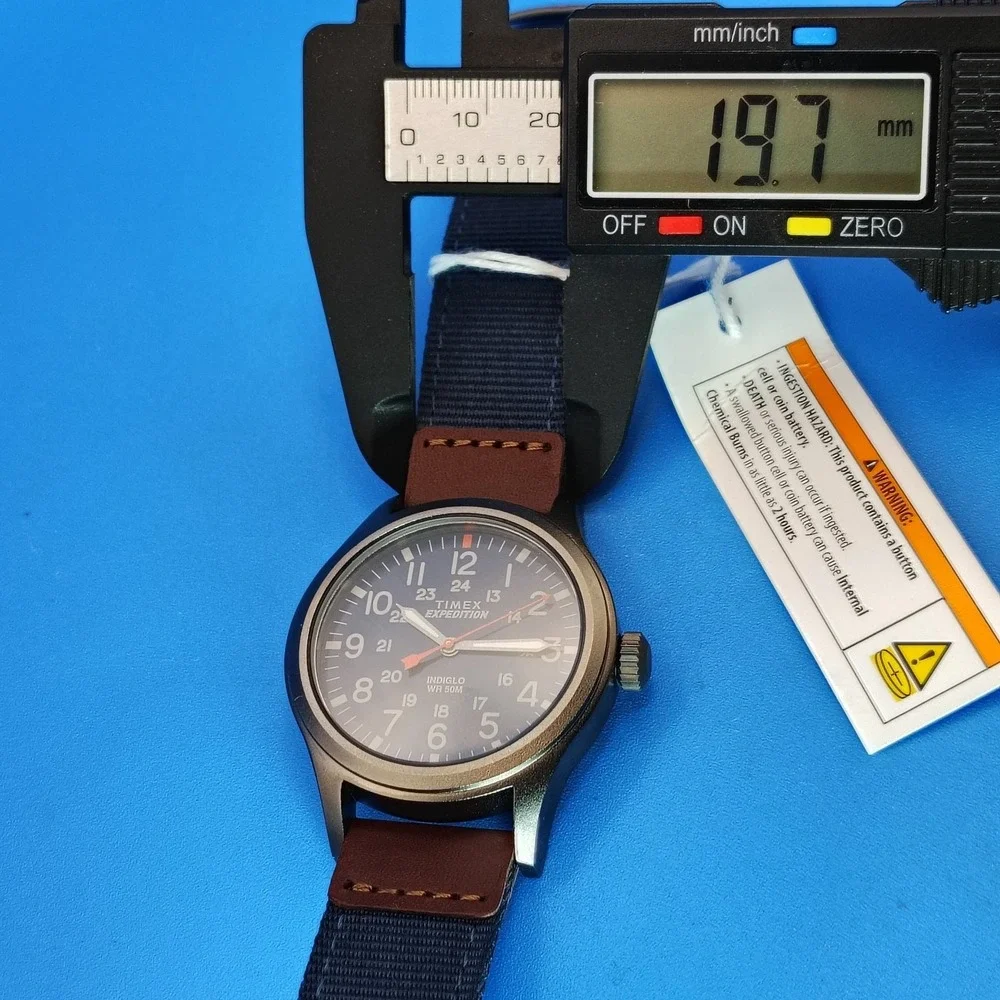 New! 2019 Timex Expedition Indiglo 40mm Mens Quartz Military Field Watch NOS